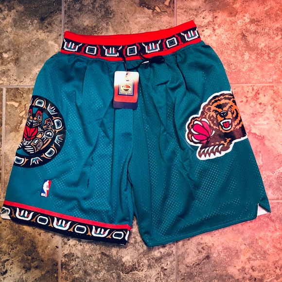 mitchell and ness memphis grizzlies shorts